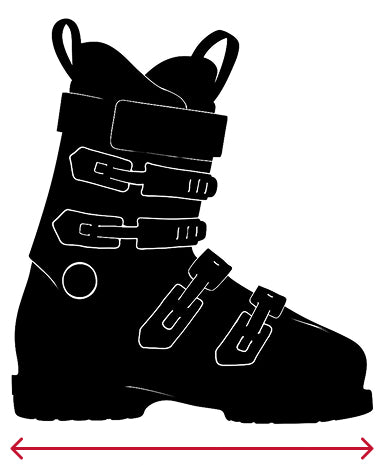 Ski Boot Sole Length Graphic